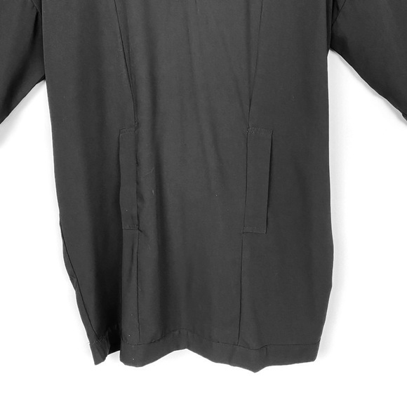 Aoyama Itchome Black Tunic Mini Dress Hooded Pullover Size M/L - Picture 8 of 8
